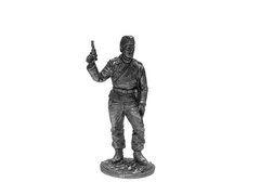 54мм Унтер-офицер самоходной артиллерии Вермахта, Вторая мировая война, коллекционная оловянная миниатюра