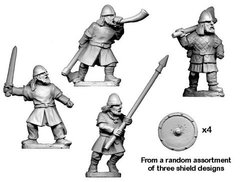 Темные века (Dark Ages) - Bondi Command (4) - Crusader Miniatures NS-CM-DAV004