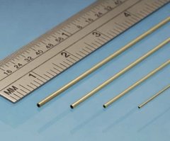Набір латунних трубок 0.3 мм, 0.4 мм, 0.5 мм, 0.6 мм (8 штук), довжина 20 см (Master Tools 09942) Brass Pipe Set 1