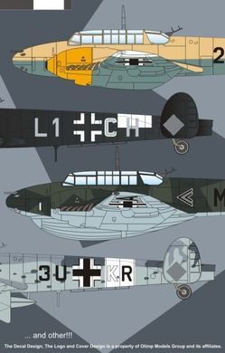 1/48 Декаль для самолета Messerschmitt Bf-110D (Authentic Decals 4840)