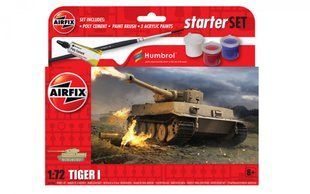 1/72 Танк Pz.Kpfw.VI Tiger I, серія Starter Set з фарбами, клеєм та пензликом (Airfix A55004), збірна модель