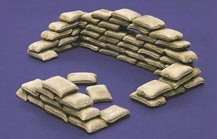 Italeri 406 Sand Bags 1/35 Мешки с песком (60 штук), пластик