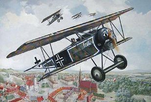 1/32 Fokker D.VI німецький літак Першої світової (Roden 603) збірна модель