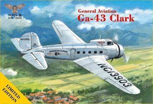 1/72 Літак General Aviation Ga-43 Clark "Western Air Express" (Sova-M 72030), збірна модель