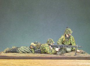 54 мм Waffen SS MG42 Team