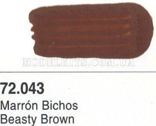 Vallejo Game Color 72043 Коричневый зверь (Beasty Brown) 17 мл