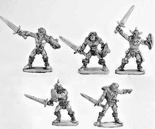 Mirliton Miniatures - Миниатюра 25-28 mm Fantasy - Barbarian Swordsmen - MRLT-BA003