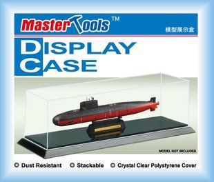 Підставка-бокс 257х66х82 мм із прозорим ковпаком, пластикова (Master Tools 09802 Display Case)