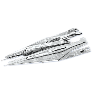 Mass Effect Alliance Cruiser, сборная металлическая модель Metal Earth 3D MMS313