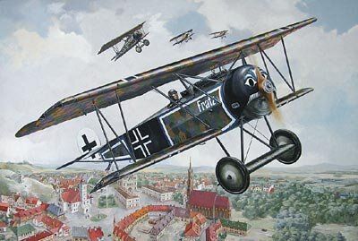 1/32 Fokker D.VI німецький літак Першої світової (Roden 603) збірна модель