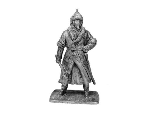 54 мм Монгольский знатный воин, 13 век (EK Castings Horde03), коллекционная оловянная миниатюра