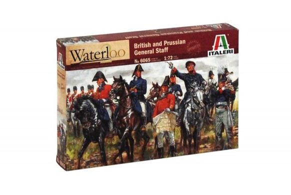 1/72 British and Prussian Allied General Staff, Napoleonic Wars 1805-1815 (Italeri 6065) 16 конных + 2 пеших фигур
