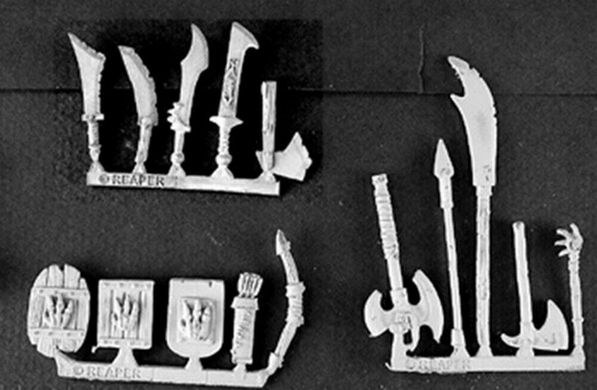 Reven Weapon Pack, набір зброї, метал (Reaper Miniatures Warlord 14293)