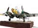 1/48 Винищувач-бомбардувальник Messerschmitt Bf-110 на підставці, готова модель авторської роботи