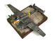 1/48 Винищувач-бомбардувальник Messerschmitt Bf-110 на підставці, готова модель авторської роботи