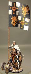 Рыцарь крестовых походов пеший, 54 мм