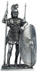 54 мм Римський легіонер, 1 ст. до н. е. (EK Castings А-180), колекційна олов'яна мініатюра