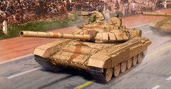 1/35 Индийский танк Т-90С (Trumpeter 05561), сборная модель