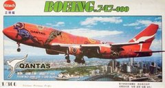 1/300 Boeing 747-400 "Qantas" пассажирский самолет (Kitech 08M-339) сборная модель