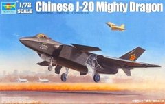 1/72 Chinese J-20 Mighty Dragon (Trumpeter 01663) сборная модель