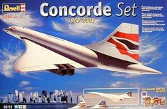 1/144 BAC Concorde + клей + кисточка + краска (Revell 05757)