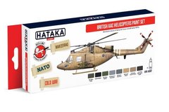 Набор красок British AAC Helicopters, 8 шт (Red Line) Hataka AS-87
