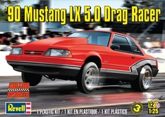 1/25 Автомобіль '90 Mustang LX 5.0 Drag Racer (REVELL 14195), збірна модель