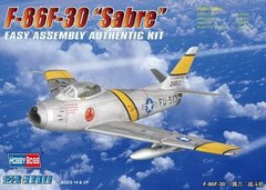 1/72 F-86F-30 Sabre американский реактивный самолет (HobbyBoss 80258) сборная модель