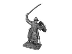 54 мм Тяжеловооруженный монгольский воин, 13 век (EK Castings Horde04), коллекционная оловянная миниатюра