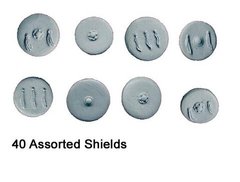 Темные века (Dark Ages) - Spanish Round shields (approx 40 per pack) - Crusader Miniatures NS-CM-DAE100
