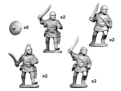 Древние (Ancients) - Spanish Caetrati with Sword (8) - Crusader Miniatures NS-CM-ANS008