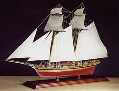 1/65 Англійська шхуна "Домініка" (Amati Modellismo 1443 Dominica), збірна дерев'яна модель