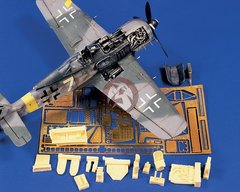 1/48 Набір деталізації для Focke-Wulf FW-190A-8, смола та фототравління (Verlinden 438)