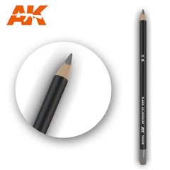 Карандаш для везеринга и эффектов "Темный алюминий" (AK Interactive AK10035 Weathering pencils DARK ALUMINIUM)