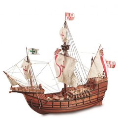 1/65 Каравелла эскадры Христофора Колумба Santa Maria, обновленный выпуск (Artesania Latina 22411n), сборная деревянная модель