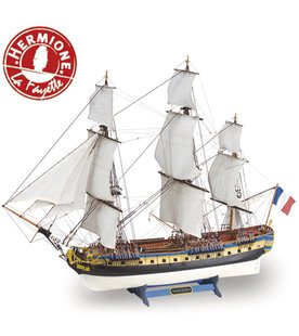 1/89 Фрегат Hermione La Fayette, збірна дерев'яна модель (Artesania Latina 22517n Frigate Hermione La Fayette)