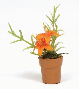 Цветок в горшке №8 (FLOWER WITH POT) 1:12