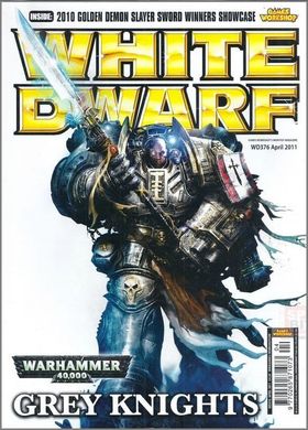 Журнал "White Dwarf" WD376 4/2011 April. Журнал від Games Workshop про Warhammer (англійською мовою)