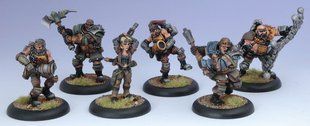 Warmachine: Mercenary Devil Dogs, Unit Box, під масштаб 28-30 мм, метал (Privateer Press 41010)
