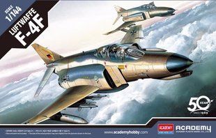 1/144 F-4F Phantom II багатоцільовий винищувач Luftwaffe (Academy 12611), збірна модель
