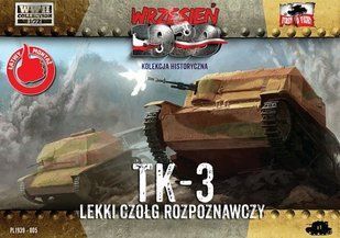 1/72 TK-3 разведывательная танкетка + журнал (First To Fight 005) сборка без клея