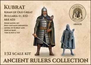 54мм Кубрат - хан Великої Булгарії, близько 632&ndash;665 рр. н. е. (Archibald Miniatures), колекційна смоляна мініатюра
