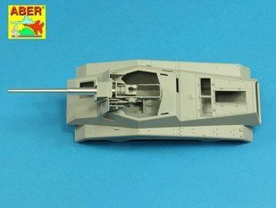 1/35 Ствол 75-мм орудия для бронеавтомобиля Sd.Kfz.234/4, металлический (Aber 35-L211)