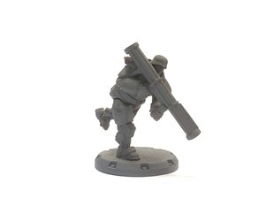 30mm Heavy Flak Grenadier, мініатюра DUST Tactics, пластикова нефарбована