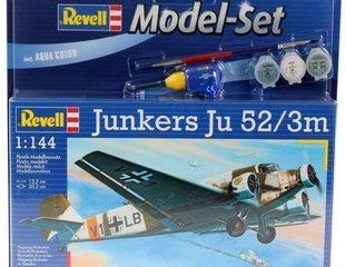 1/144 Junkers Ju-52/3m + клей + краска + кисточка (Revell 64843)