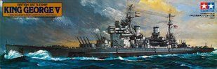 1/350 HMS King George V британский линкор (Tamiya 78010), сборная модель