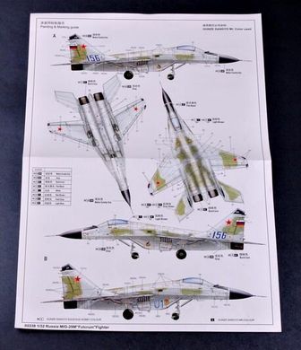 1/32 Микоян-Гуревич МиГ-29M реактивный истребитель (Trumpeter 02238) сборная модель