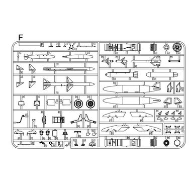 1/32 Винищувач F-5E Tiger II, в комплекті смоляні сопла та фігурки пілотів (Zimi Model/Kitty Hawk 32018), збірна модель