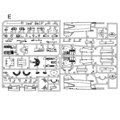 1/32 Винищувач F-5E Tiger II, в комплекті смоляні сопла та фігурки пілотів (Zimi Model/Kitty Hawk 32018), збірна модель