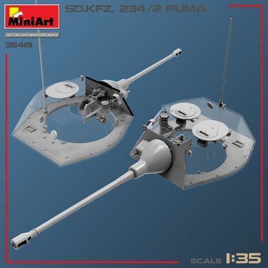 1/35&nbsp;Sd.Kfz.234/2 Puma німецький бронеавтомобіль (MiniArt 35419), збірна модель